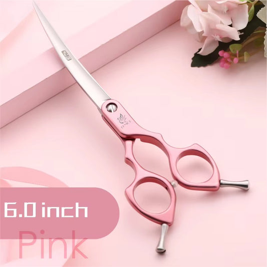Fenice Professional Dog Grooming Scissors Curved Shear