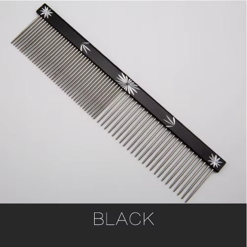 Fenice Colorful High Quality Pet Comb Steel Shedding Dog Grooming Comb Hair Remover Cat Dogs Cleaning Brush Cats Pets Acessories
