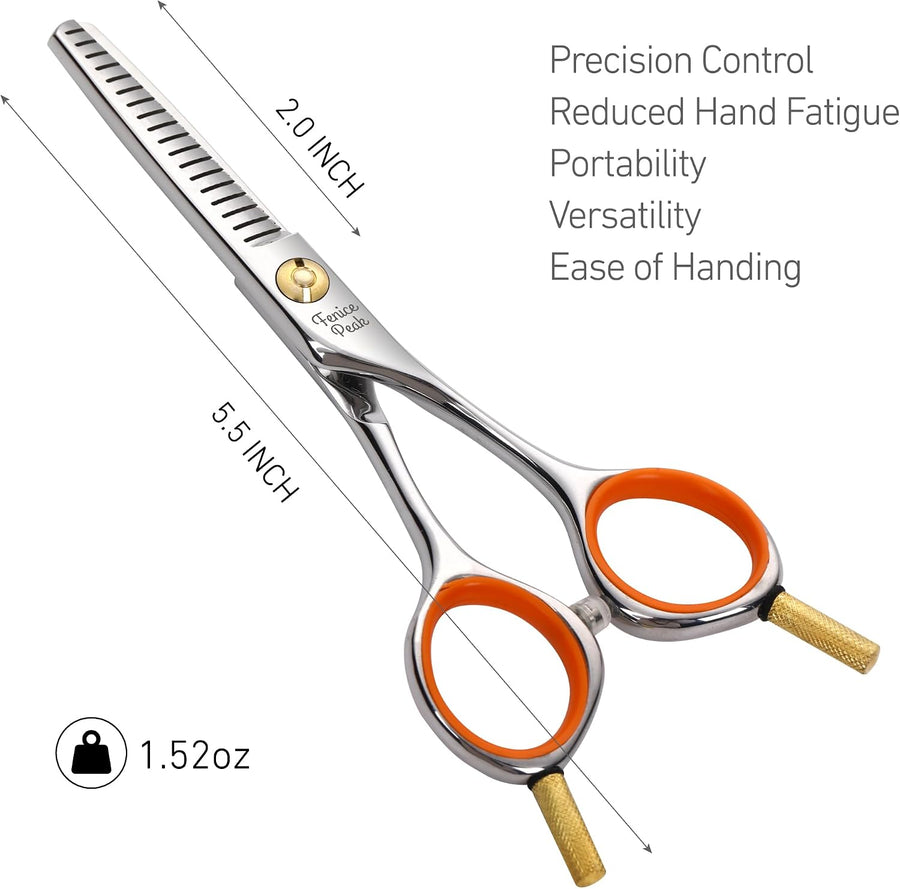 5'' Small Thinning Scissors Lightweight Dog and Cat Grooming Scissors with Safet