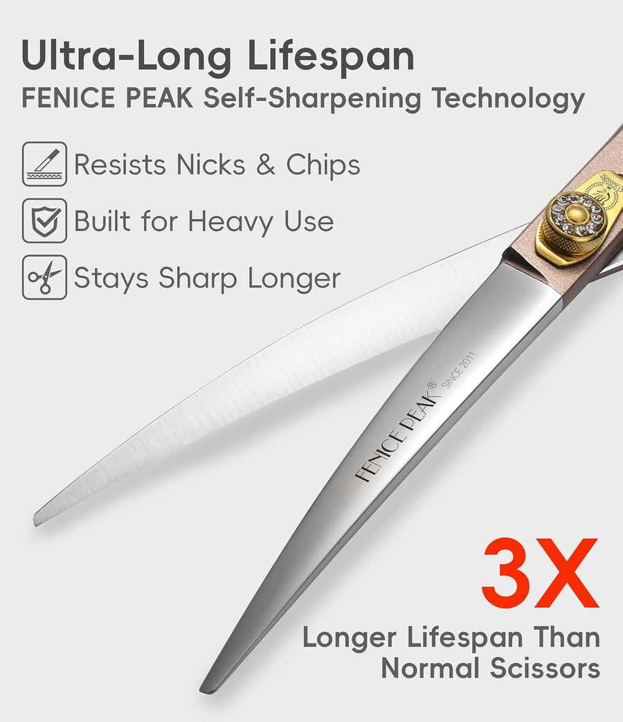 7 inch curved grooming scissor