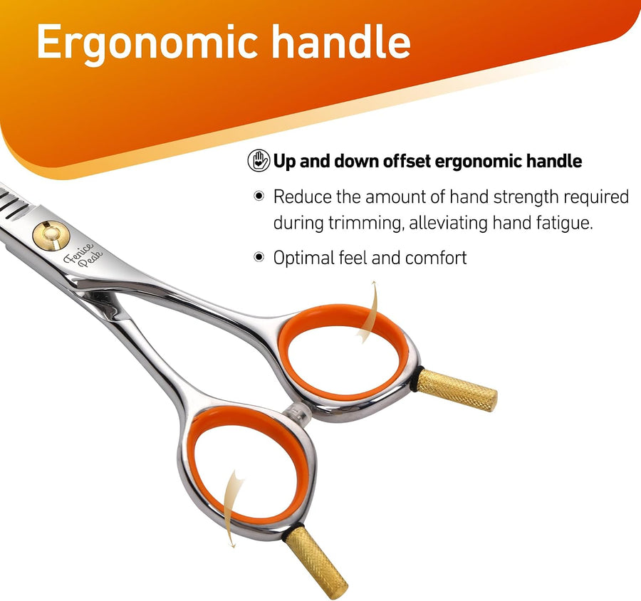 5'' Small Thinning Scissors Lightweight Dog and Cat Grooming Scissors with Safet