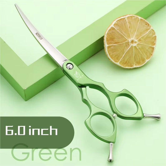 Fenice Professional Dog Grooming Scissors Curved Shear