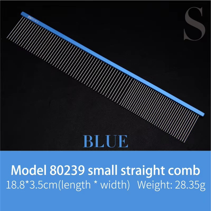 Fenice Metal Comb for Dogs Stainless Steel Pet Dog Cat Pin Comb Hair Brush Hairbrush Flea Comb Pets Acessorios Pet Grooming
