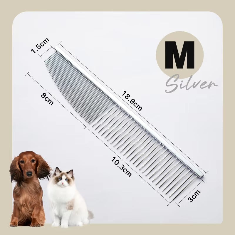 Fenice New Style Ultra Light Pet Beauty Combination Comb Dining Knife Pin Brush for Styling_Opening Knots_Removing the Floating