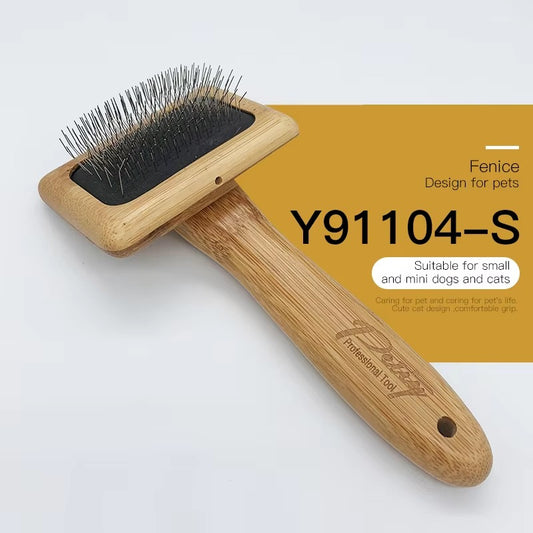 Fenice Dog Cat Comb Brush Needle Open Knot Brush Pet Hair Brush for Dog Hair Remover Pet Beauty Grooming Tool