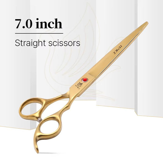Fenice High Quality homeuse 7.0 inch Pet Scissors Dog Grooming scissors shears