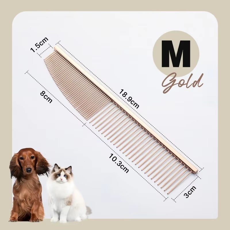 Fenice New Style Ultra Light Pet Beauty Combination Comb Dining Knife Pin Brush for Styling_Opening Knots_Removing the Floating