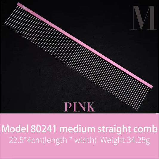 Fenice Metal Comb for Dogs Stainless Steel Pet Dog Cat Pin Comb Hair Brush Hairbrush Flea Comb Pets Acessorios Pet Grooming