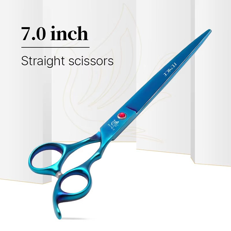 Fenice High Quality homeuse 7.0 inch Pet Scissors Dog Grooming scissors shears