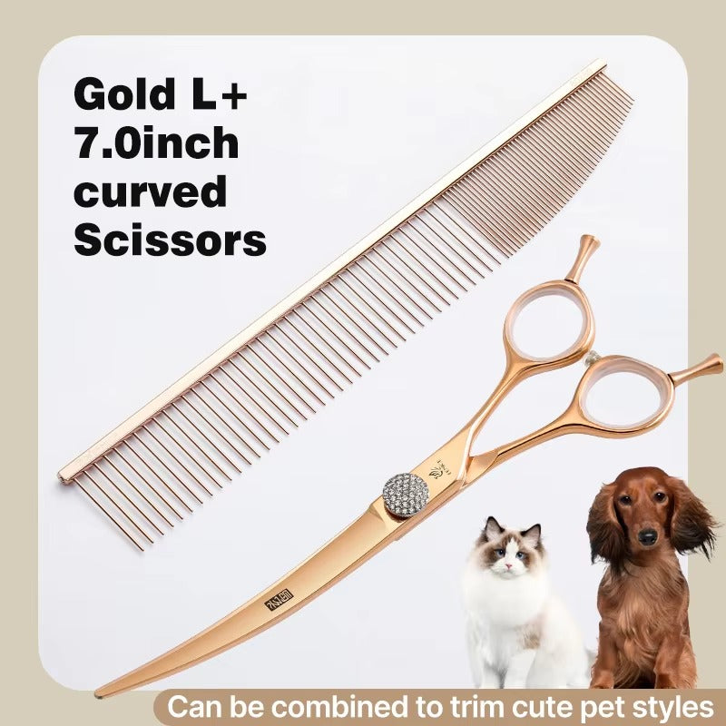 Fenice New Style Ultra Light Pet Beauty Combination Comb Dining Knife Pin Brush for Styling_Opening Knots_Removing the Floating