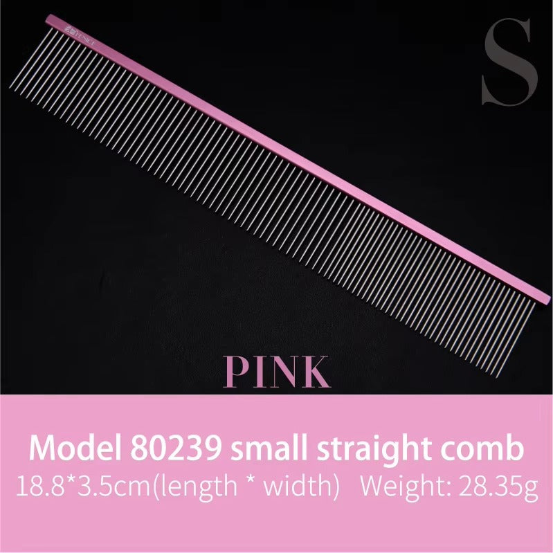 Fenice Metal Comb for Dogs Stainless Steel Pet Dog Cat Pin Comb Hair Brush Hairbrush Flea Comb Pets Acessorios Pet Grooming