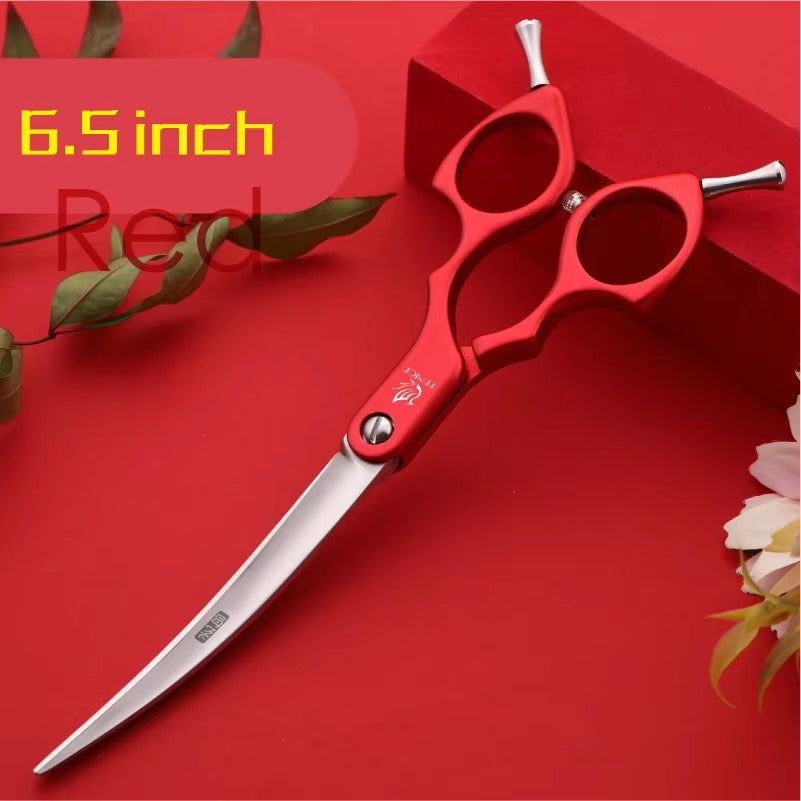 Fenice Professional Dog Grooming Scissors Curved Shear