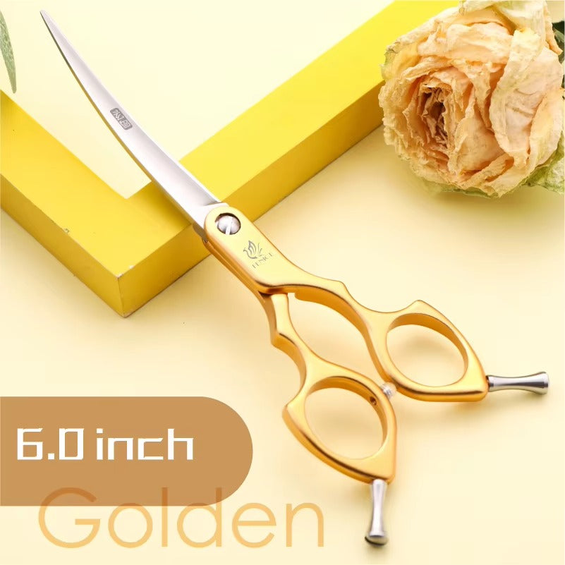 Fenice Professional Dog Grooming Scissors Curved Shear