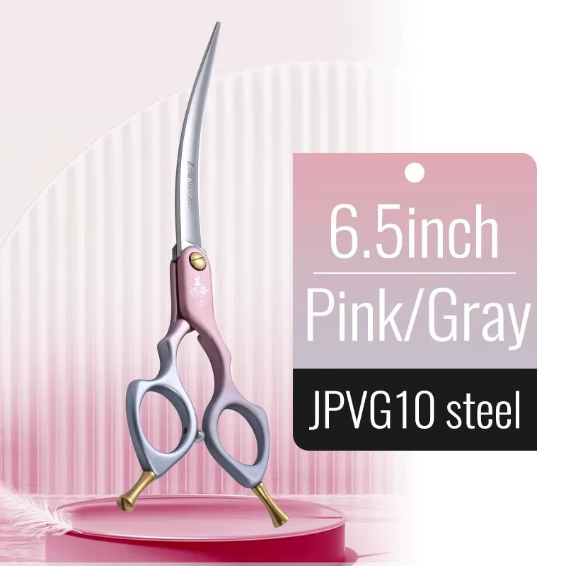 Fenice Professional Dog Grooming Scissors Curved Shear