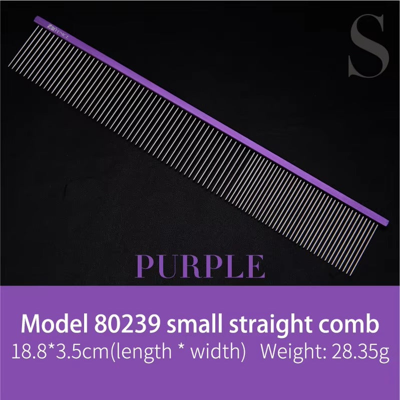 Fenice Metal Comb for Dogs Stainless Steel Pet Dog Cat Pin Comb Hair Brush Hairbrush Flea Comb Pets Acessorios Pet Grooming