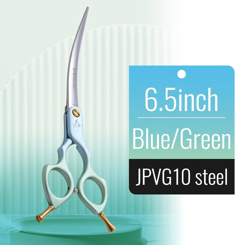 Fenice Professional Dog Grooming Scissors Curved Shear