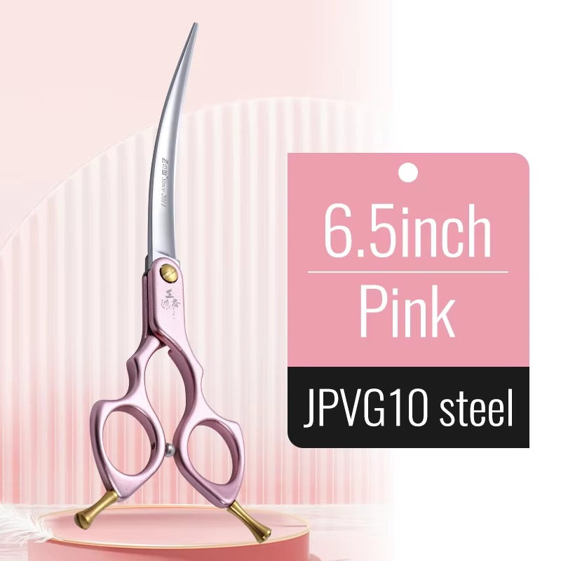 Fenice Professional Dog Grooming Scissors Curved Shear