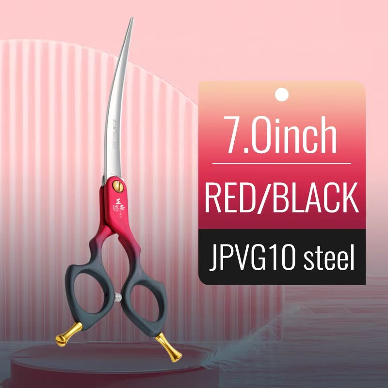 Fenice Professional Dog Grooming Scissors Curved Shear