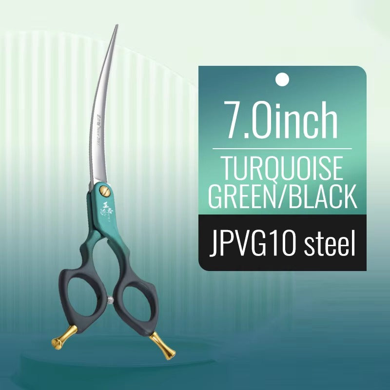 Fenice Professional Dog Grooming Scissors Curved Shear
