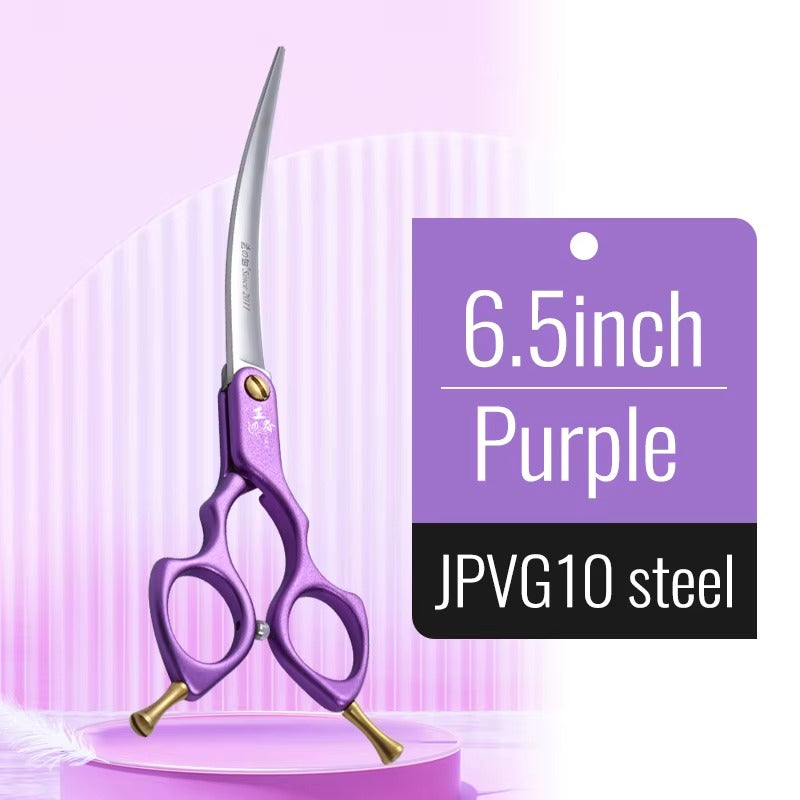 Fenice Professional Dog Grooming Scissors Curved Shear