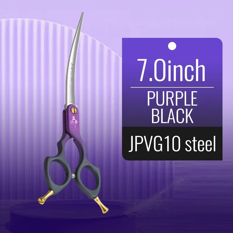 Fenice Professional Dog Grooming Scissors Curved Shear