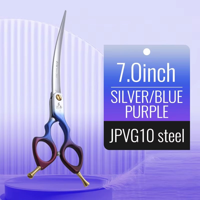 Fenice Professional Dog Grooming Scissors Curved Shear